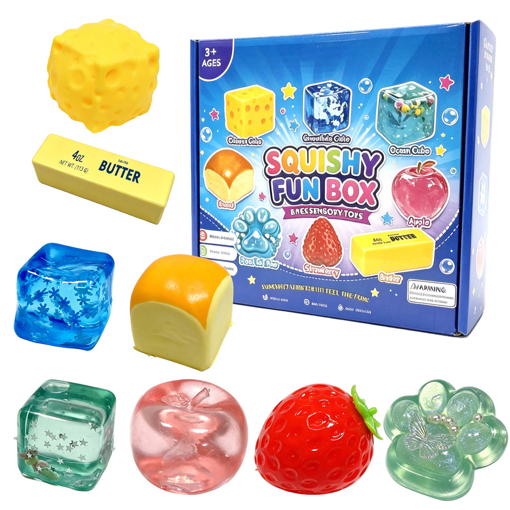 Mystery soft box series pinch music decompression toy blind box