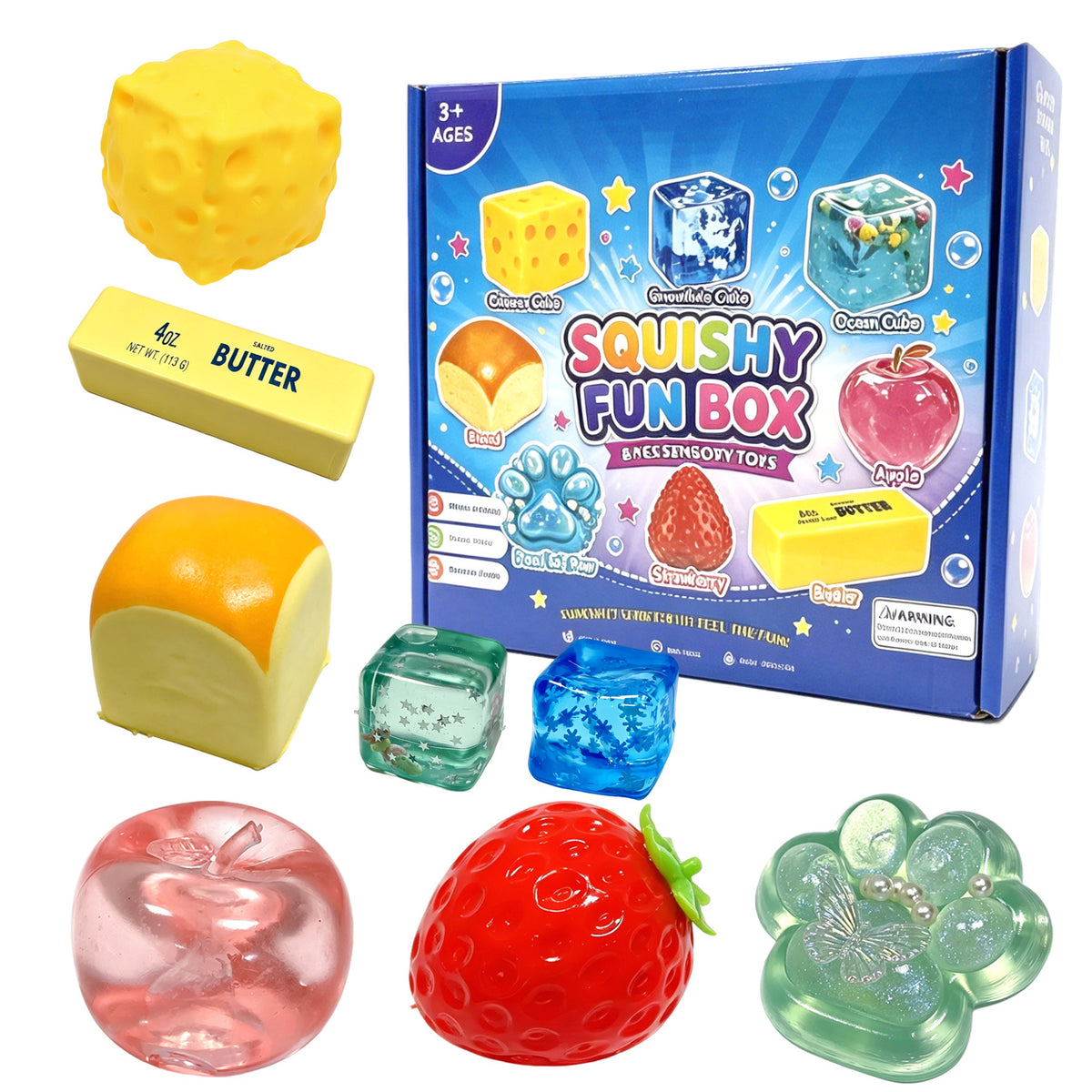 Mystery soft box series pinch music decompression toy blind box